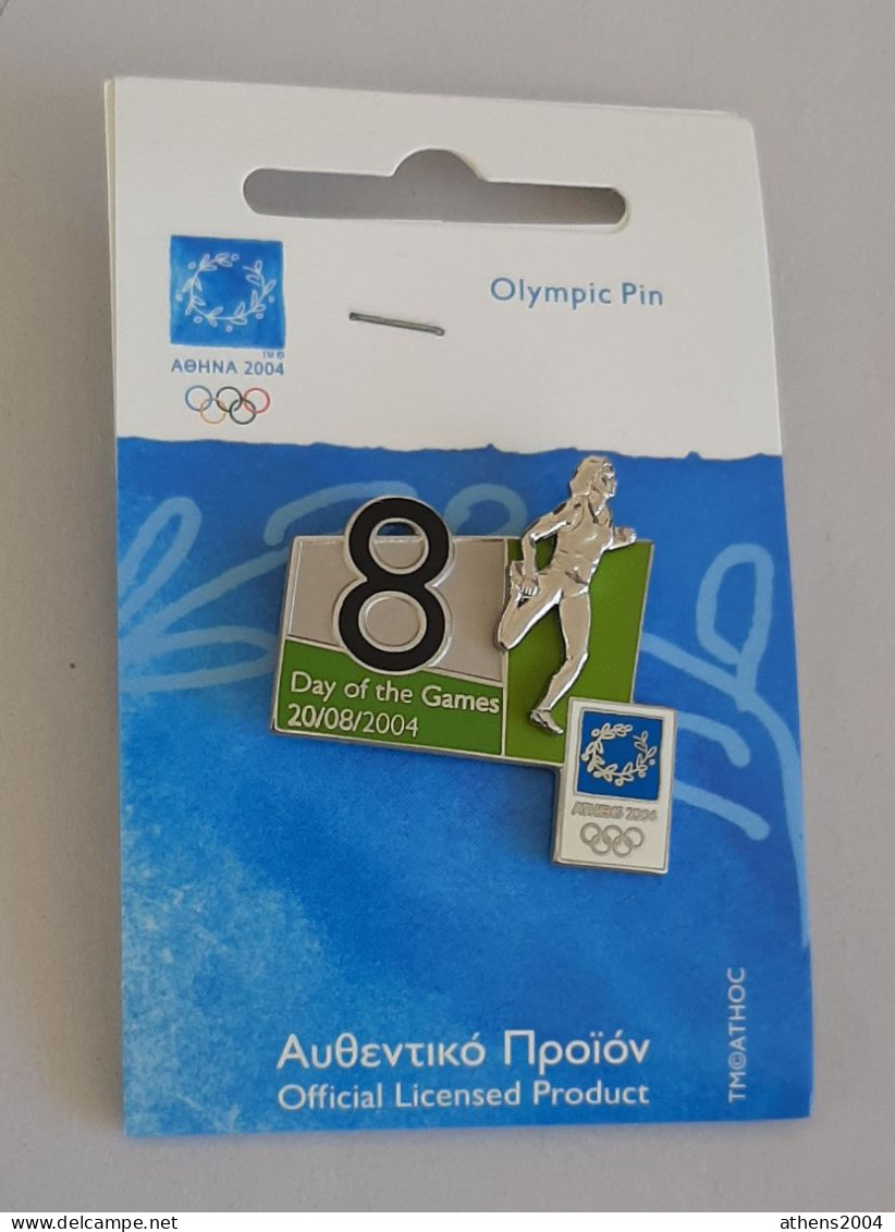 @ Athens 2004 Olympic Games - days of Games with the sport,full set of 17 pins.English version