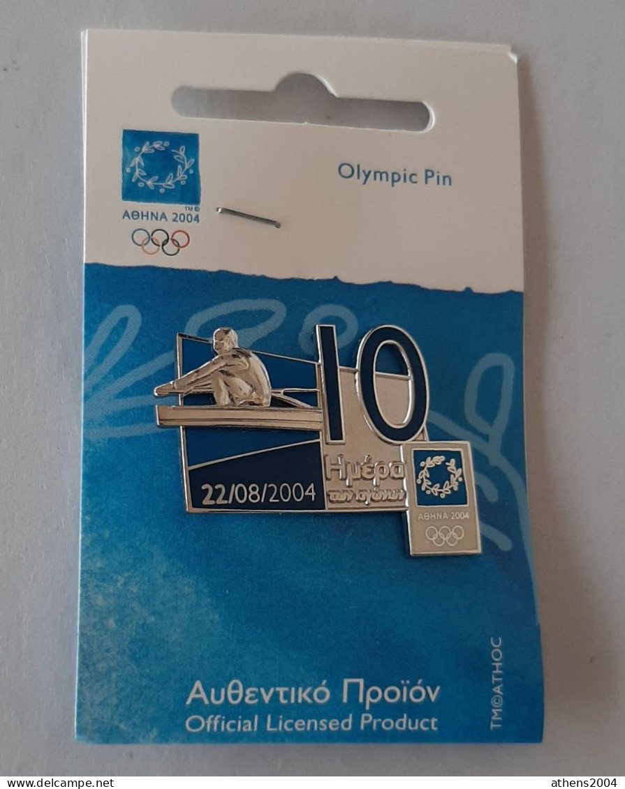 @ Athens 2004 Olympic Games - days of Games with the sport,full set of 17 pins. Greek version