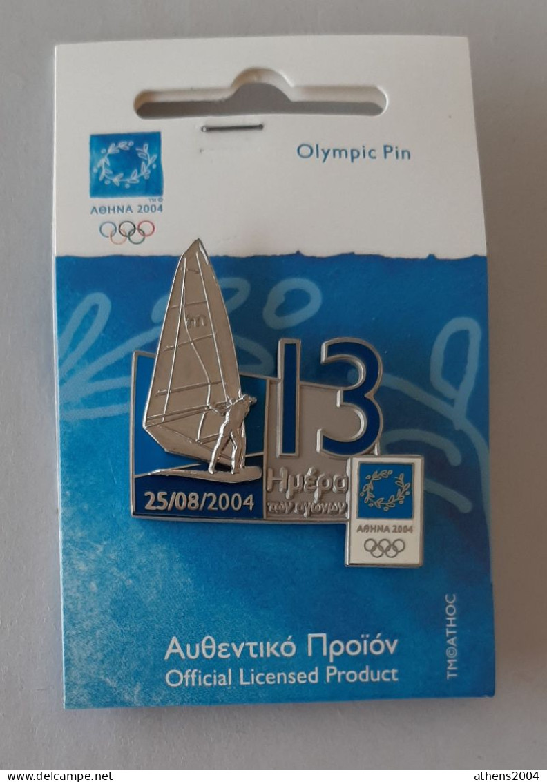 @ Athens 2004 Olympic Games - days of Games with the sport,full set of 17 pins. Greek version