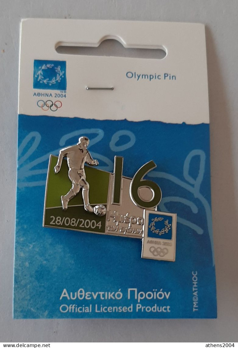 @ Athens 2004 Olympic Games - days of Games with the sport,full set of 17 pins. Greek version