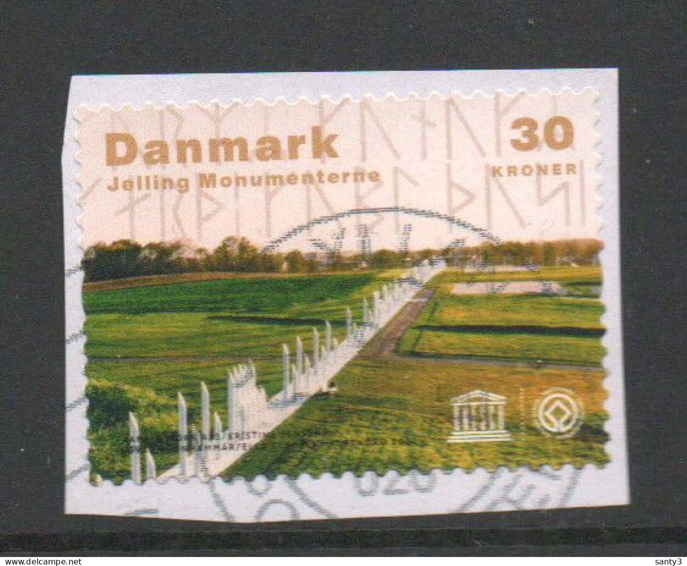 Denemarken 2020 Yv 1962 Hoge Waarde, Gestempeld Op Papier - Used Stamps