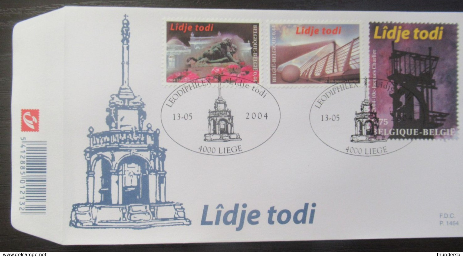 FDC 3275/76 En 3277 'Liège Toujours!' - 2001-2010