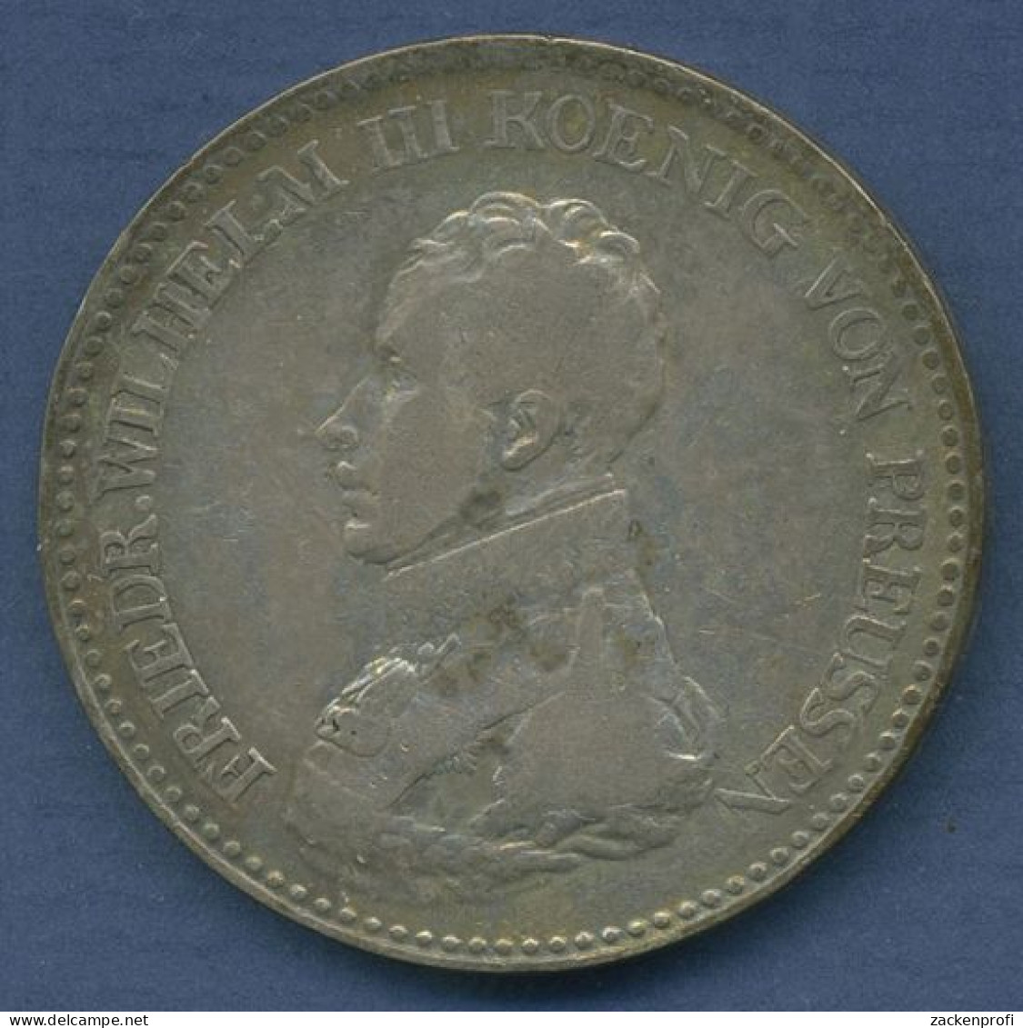 Preußen Taler 1818 A, Friedrich Wilhelm III. J 37 Sehr Schön (m6450) - Taler & Doppeltaler