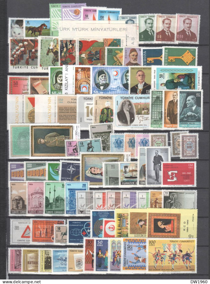 Türkei , Grosse Steckkarte Mit Postfrischen  Briefmarken - Unused Stamps