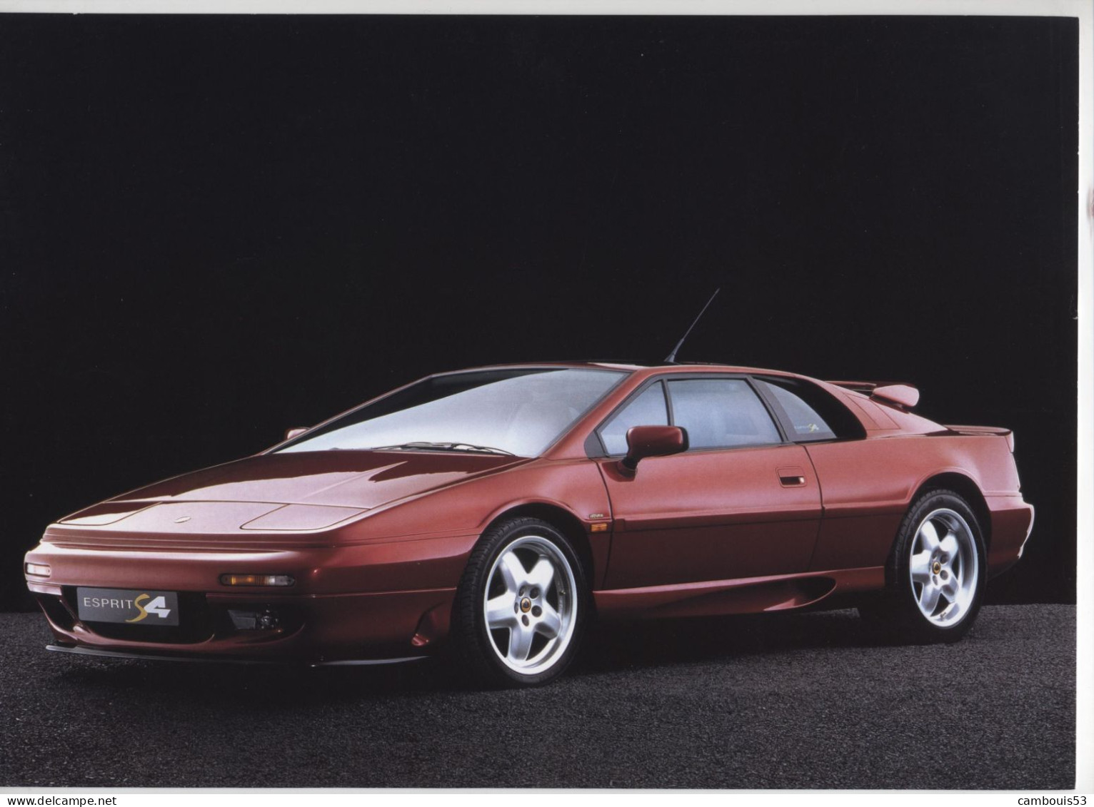 Lotus Esprit S4 De 1993 Catalogue En Anglais - United Kingdom