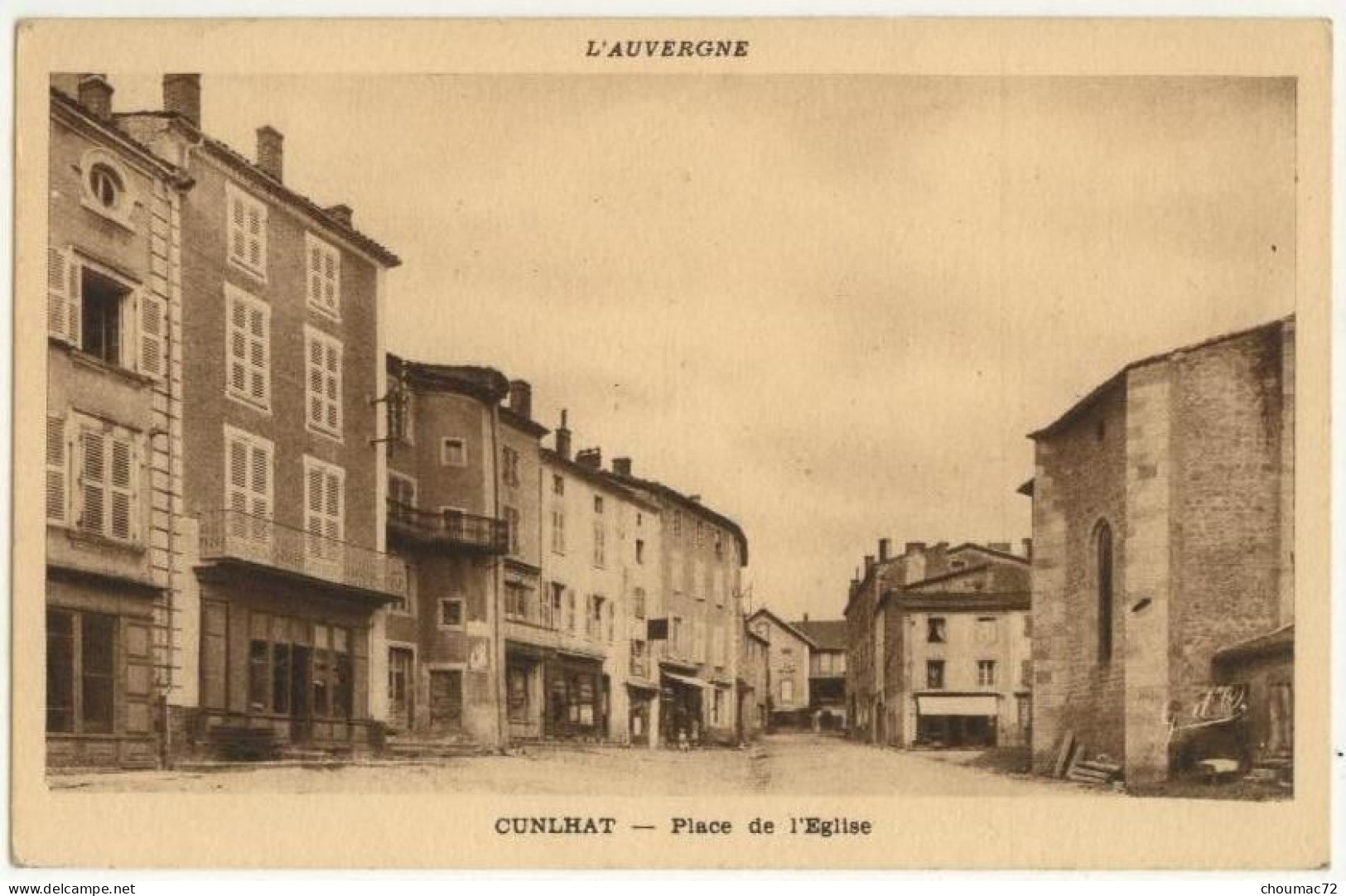 (63) 035, Cunlhat, G D'O 6203, Place De L'Eglise - Cunlhat