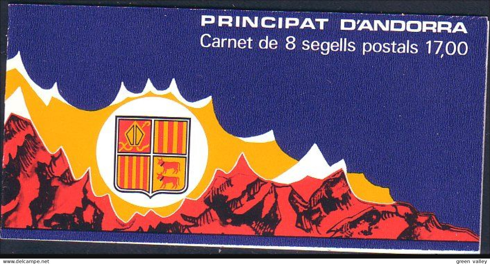 Andorre Carnet De 8 Timbres 2 1f90 Et 6 2f20 MNH ** Neuf SC ( A30 200) - Booklets
