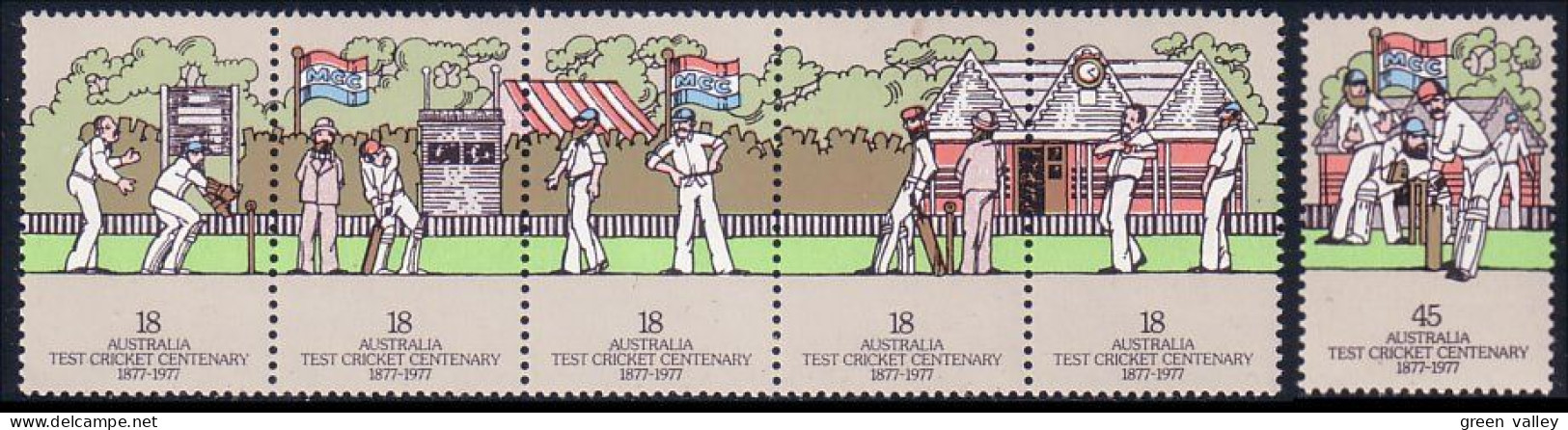 Australia Centenaire Du Cricket Centenary Se-tenant MNH ** Neuf SC ( A30 65a) - Nuovi