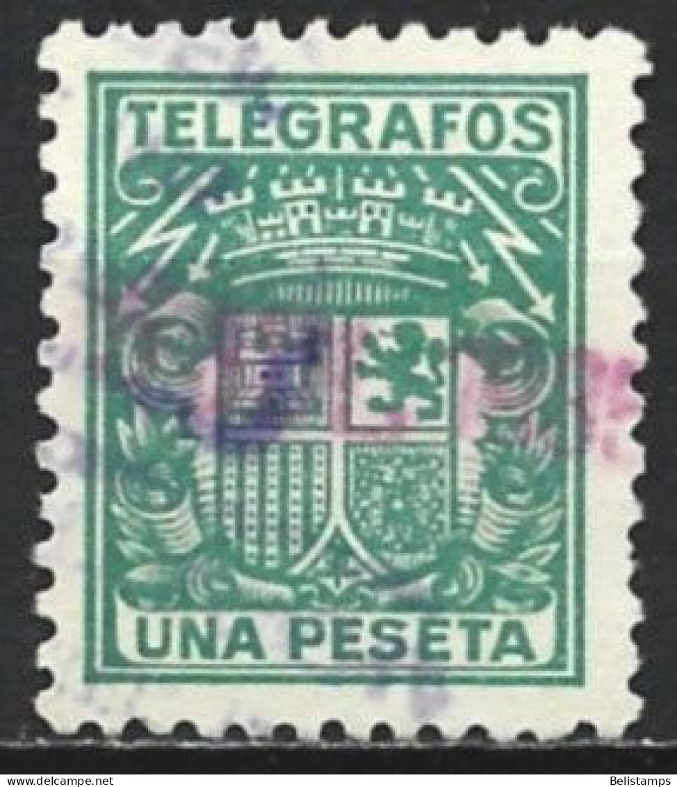 Spain. #Tel003 (U) Telegraph Stamps - Télégraphe