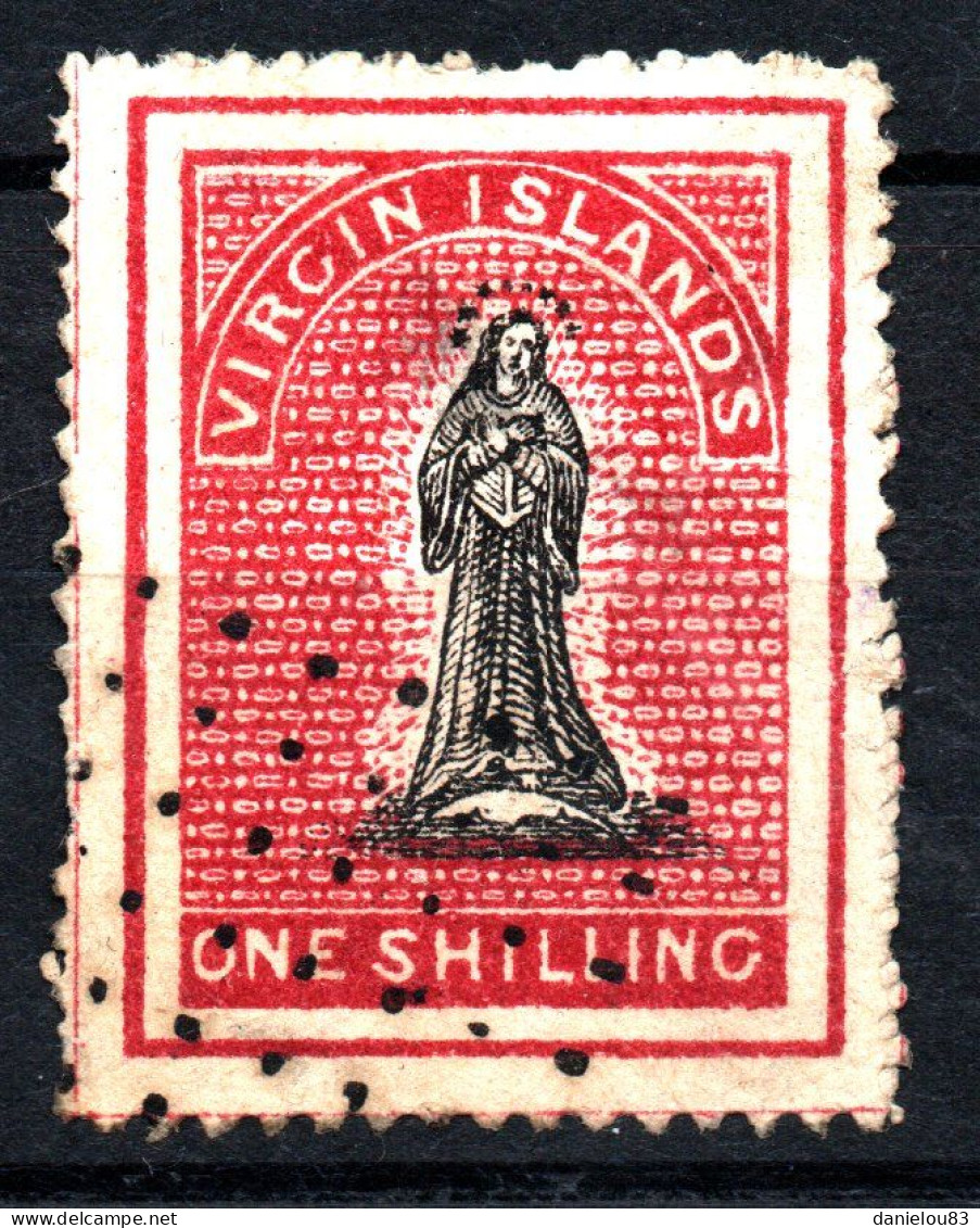 Timbre VIRGIN ISLAND - VIERGES - YT N ° 6 Année 1867 - Oblitéré - Côte: 200€ - Antille
