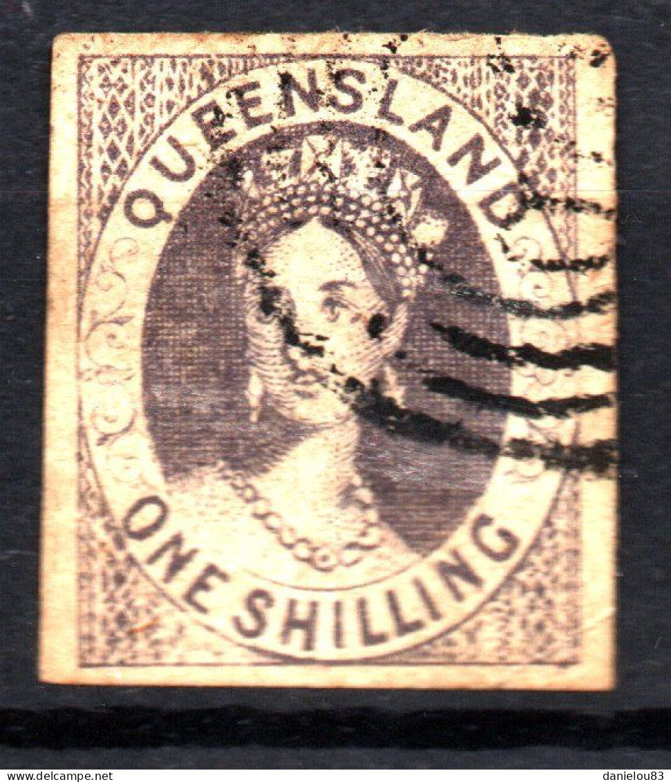 Timbre QUEENSLAND YT N ° 16 Année 1862 - Oblitéré - Côte: 30€ - Altri - Africa