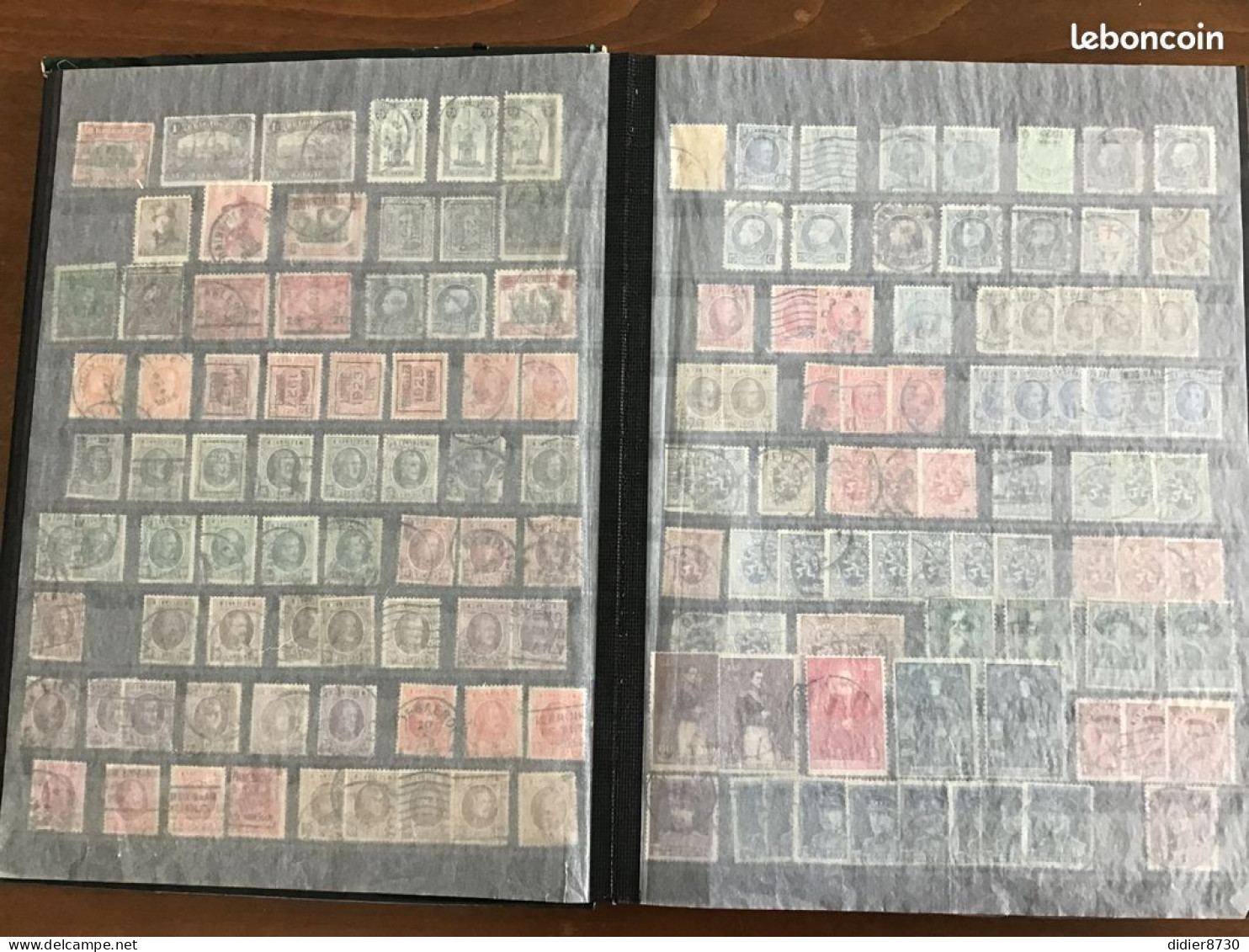 COLLECTION  +1350 TIMBRES OBLITERES BELGIQUE - Verzamelingen