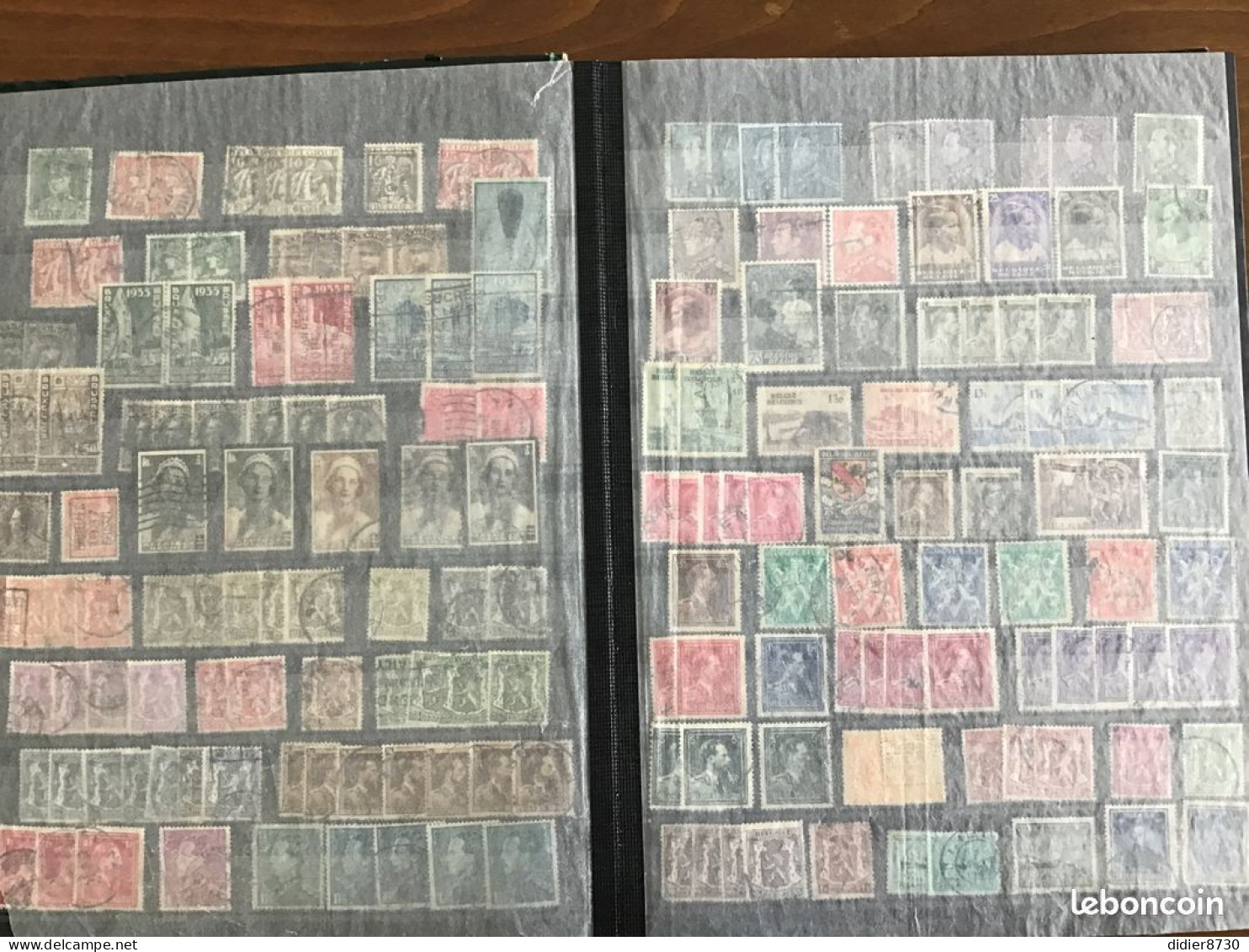 COLLECTION  +1350 TIMBRES OBLITERES BELGIQUE - Verzamelingen