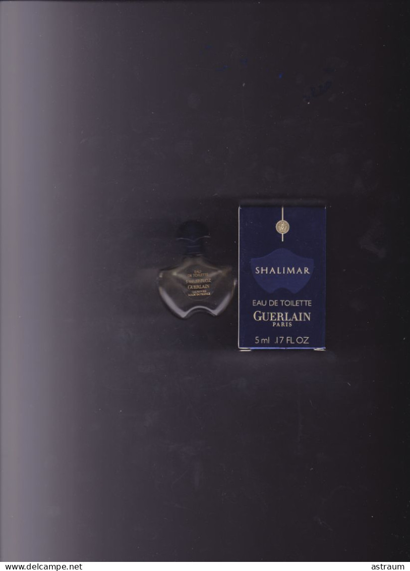 Miniature Vintage Parfum  - Guerlain - EDT - Shalimar - Pleine Avec Boite 5ml - Miniaturas Mujer (en Caja)