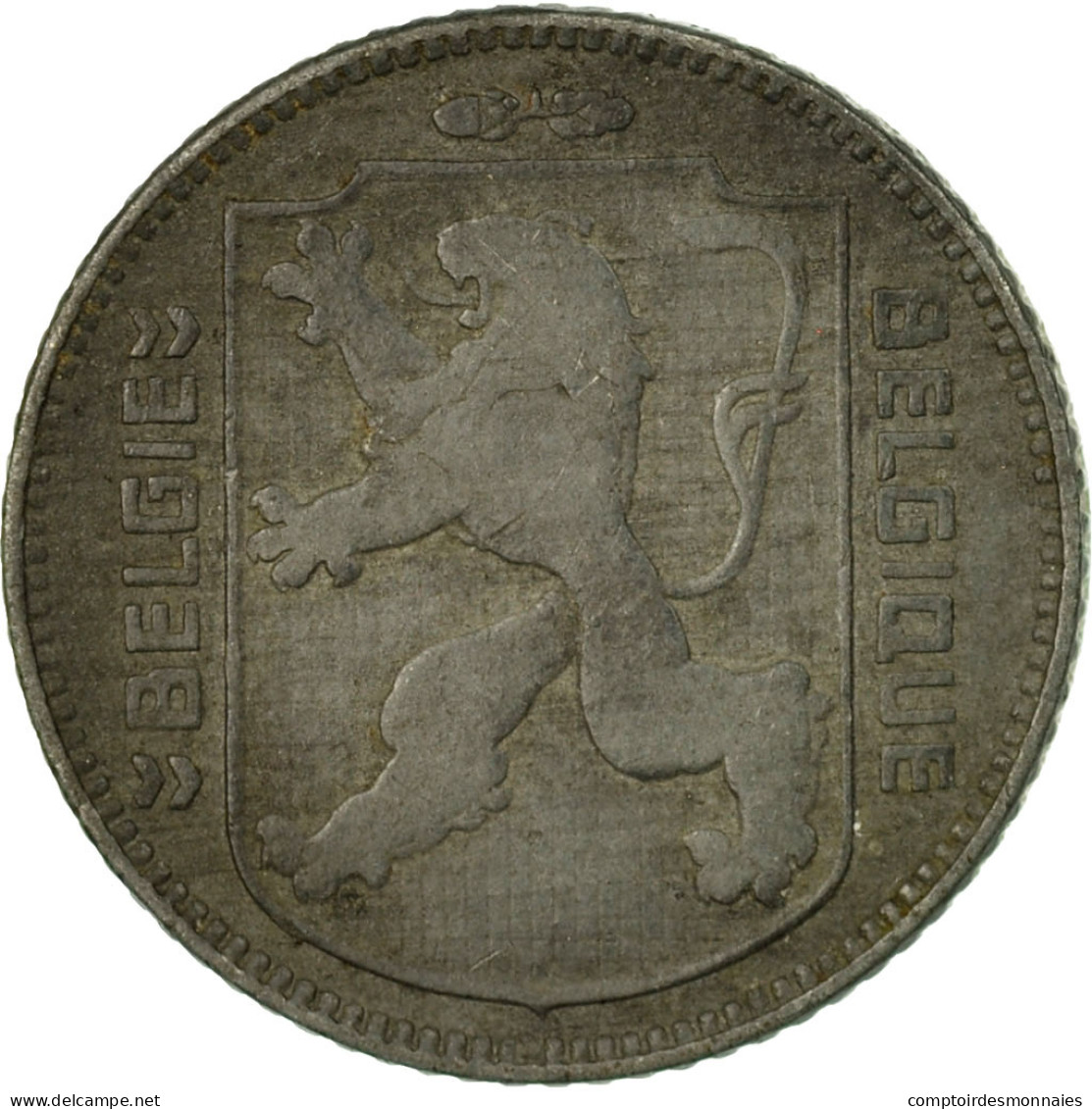 Monnaie, Belgique, Franc, 1943, TB+, Zinc, KM:127 - 1 Frank