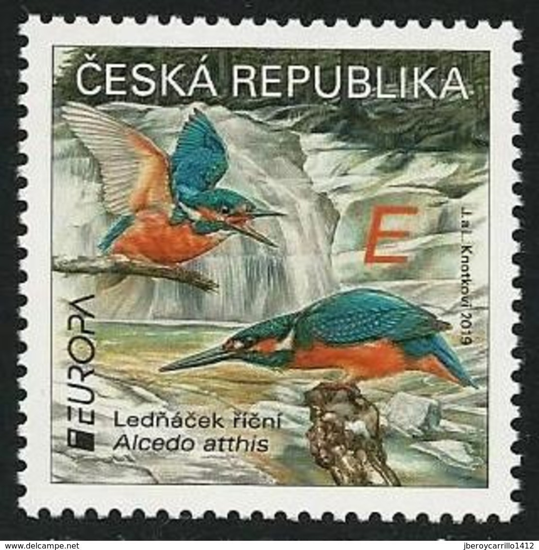 CHECA REP./ CZECH/ TSCHECHISCHE/ CESKA - EUROPA 2019 -NATIONAL BIRDS-"AVES - BIRDS - VÖGEL -OISEAUX"- SERIE 2 V. - N - 2019