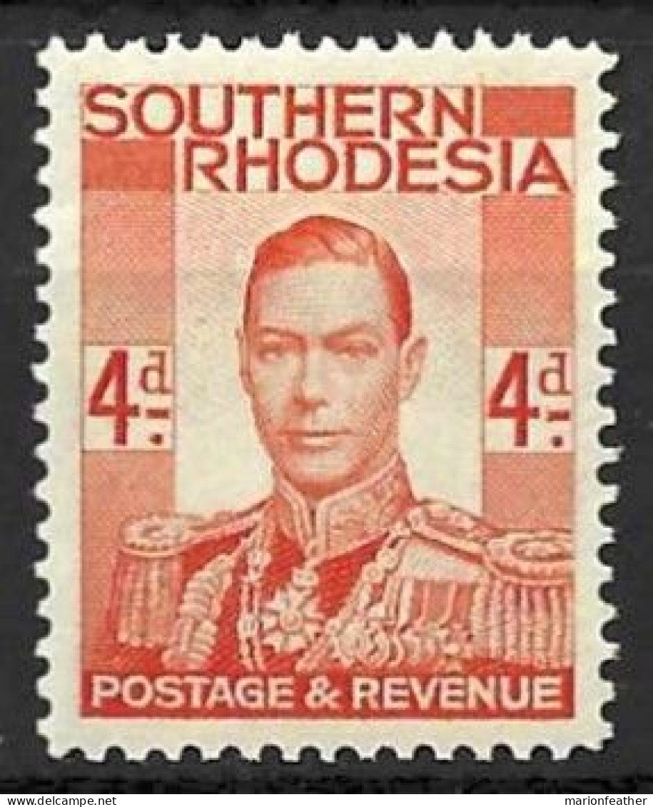 SOUTHERN RHODESIA...KING GEORGE VI..(1936-52.)......4d.......SG43.......MH. - Southern Rhodesia (...-1964)