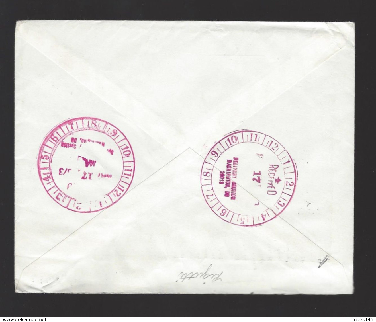 Italy Multifranked Express Special Delivery Airmail 1973 Cover To US Backstamp - Express/pneumatic Mail