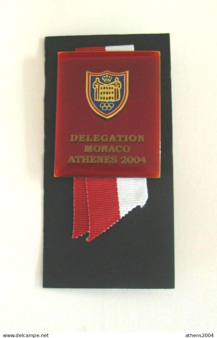 @ Athens 2004 Olympic Games - MONACO Dated NOC PIN, XXX RARE! Made < 50 - Olympic Games
