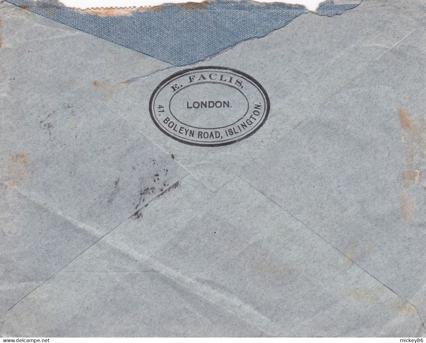 Grande-Bretagne-- 1911-- Lettre De LONDON (Islington)  Pour  LE HAVRE-76 (France)--date  9 AU 1911 - Covers & Documents