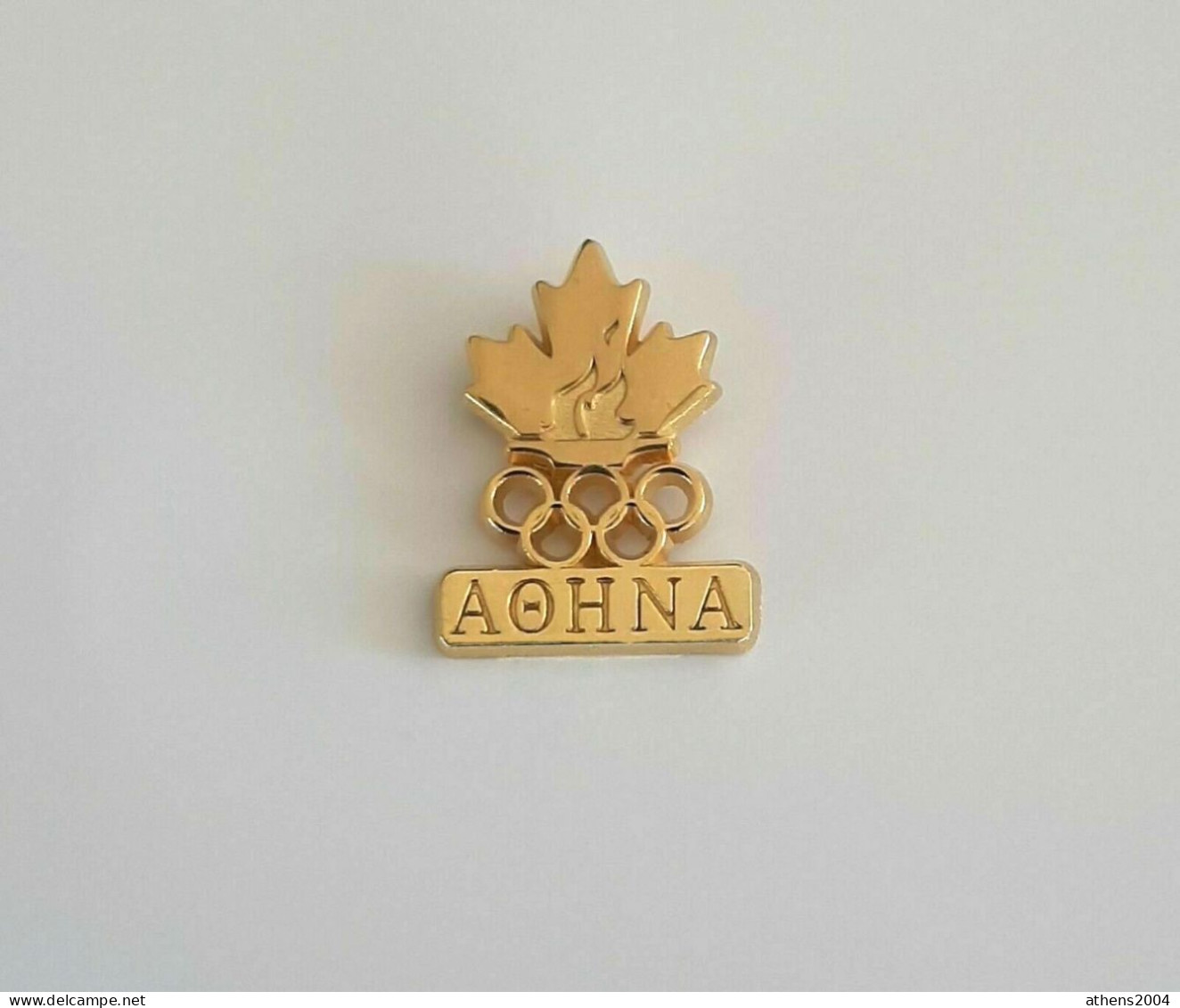 @ Athens 2004 Olympic Games - Canada Dated NOC Pin - Olympic Games