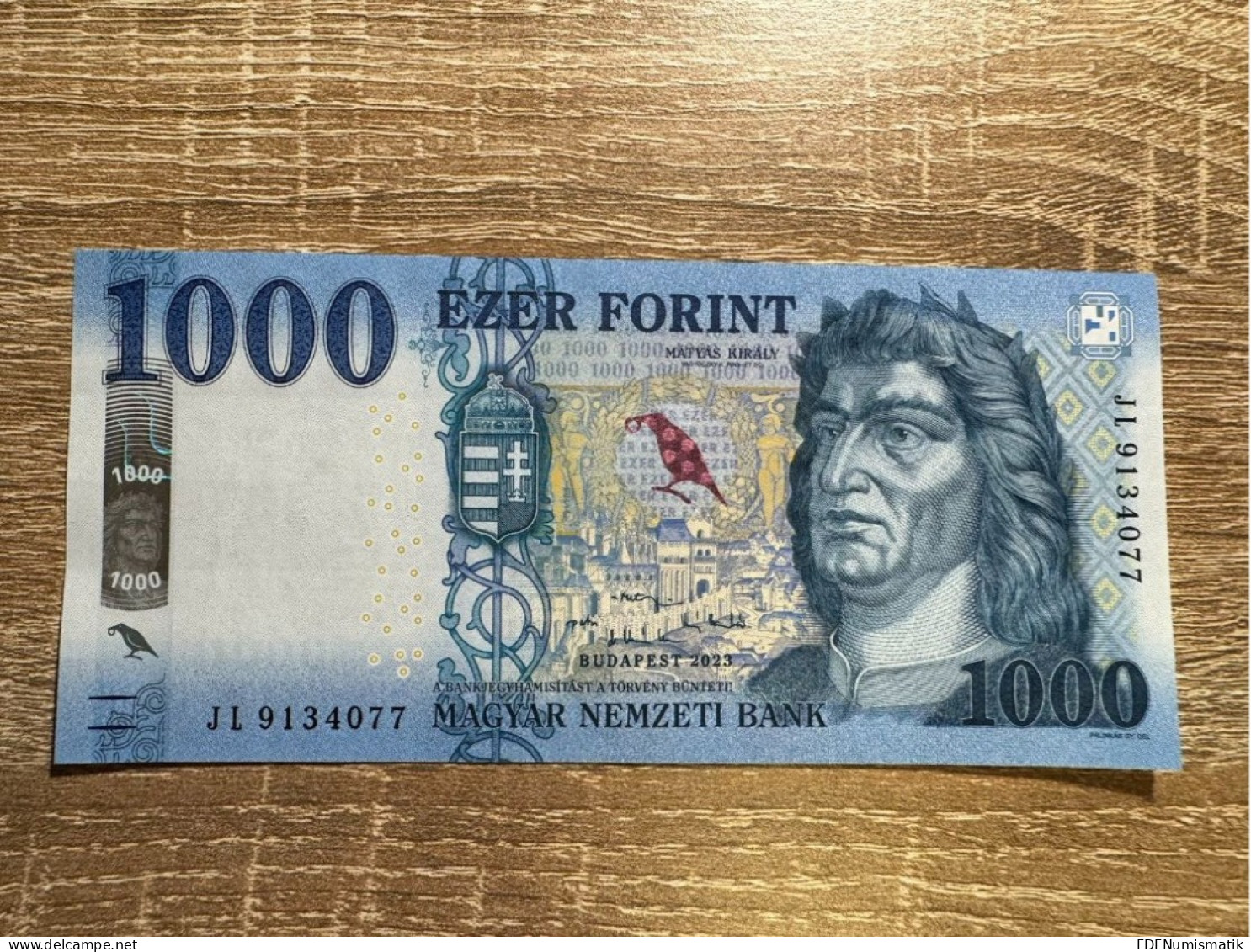 Hungary ，1000 Forint，2023，pick 203d，Gem UNC - Hungary
