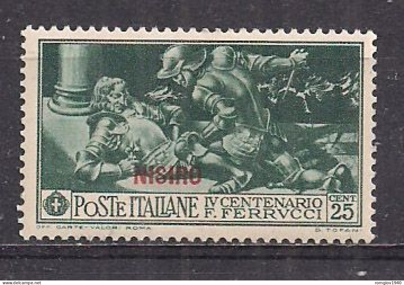 COLONIE ITALIANE 1930 FERRUCCI  UNIF. 13  MNH XF - Egée (Nisiro)