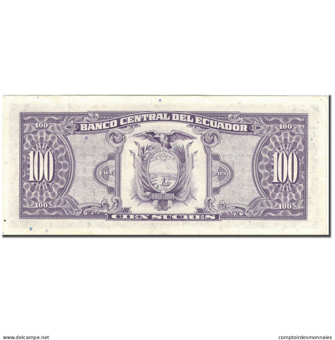 Billet, Équateur, 100 Sucres, 1991-06-21, KM:123Aa, SUP - Ecuador