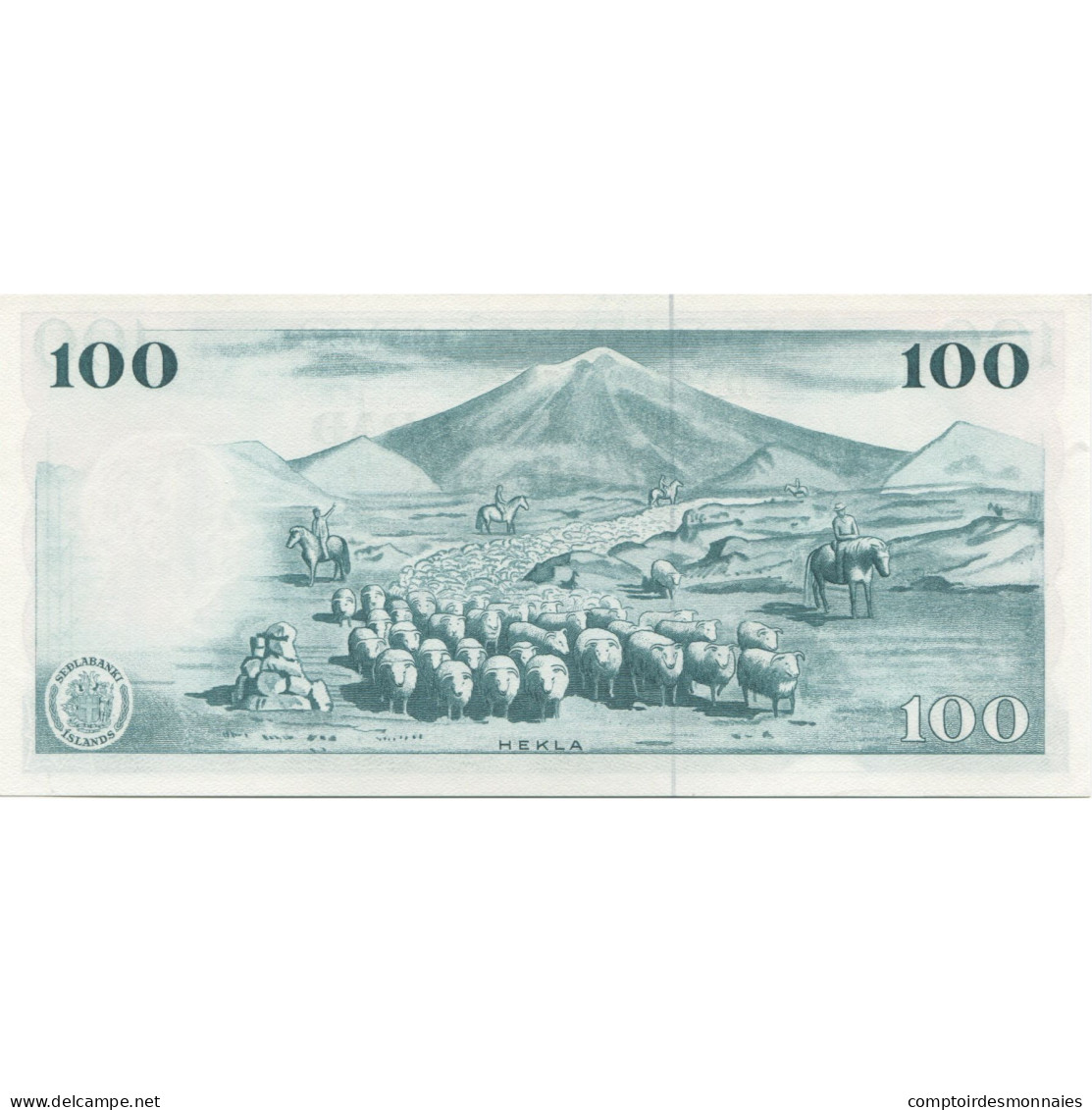 Billet, Iceland, 100 Kronur, 1961, 1961-03-29, KM:44a, NEUF - Islande