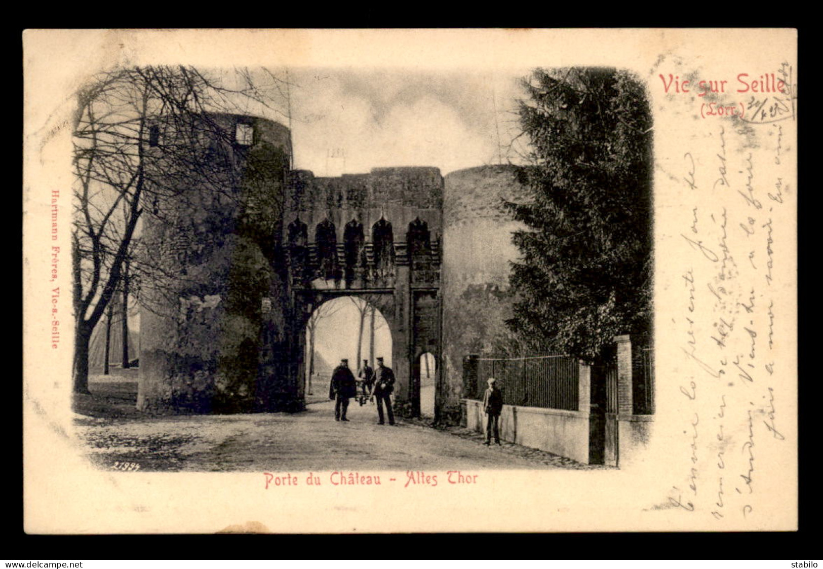 57 - VIC-SUR-SEILLE - PORTE DU CHATEAU - Vic Sur Seille