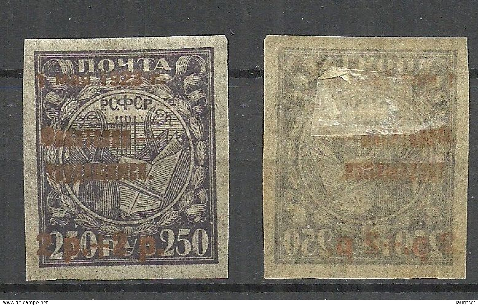 RUSSIA Russland 1923 Michel 213 A Y * - Unused Stamps