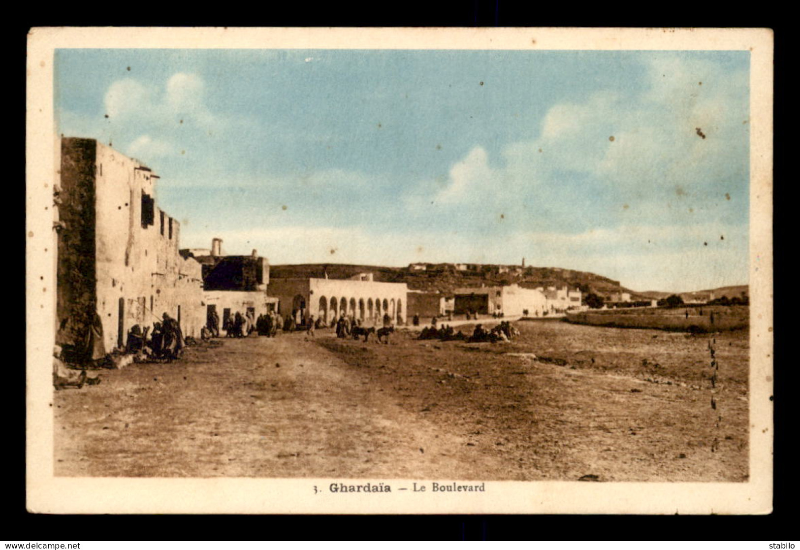 ALGERIE - SAHARA - GHARDAIA - LE BOULEVARD - Ghardaïa