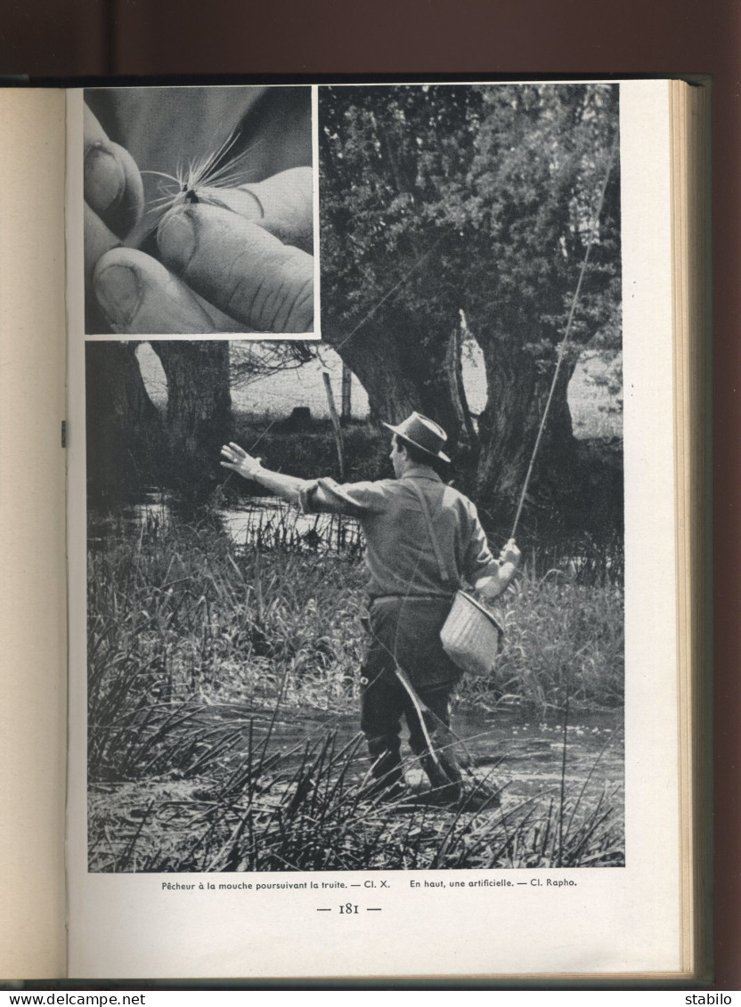LA PECHE - JEROME NADAUD - ILLUSTRATIONS DE M. BOURGEOIS ET A. GALLAND -  EDITE PAR LA LIBRAIRIE LAROUSSE EN 1955 - Caccia/Pesca