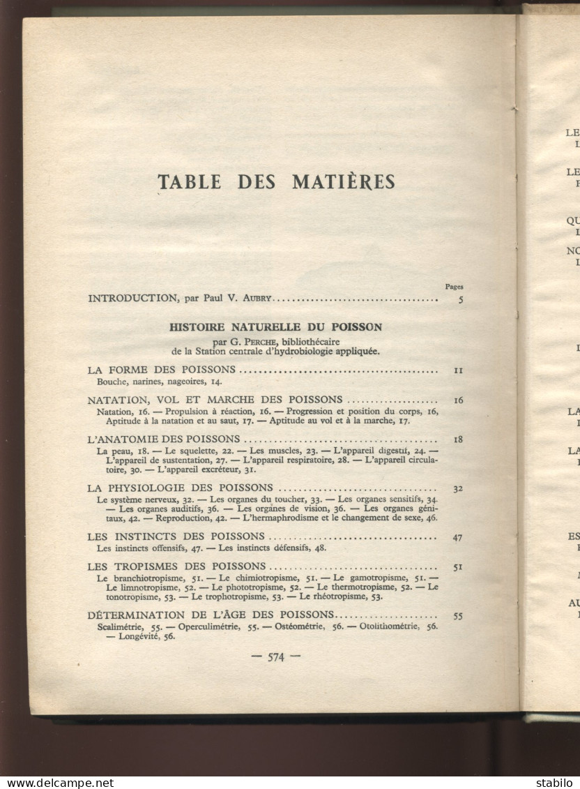 LA PECHE - JEROME NADAUD - ILLUSTRATIONS DE M. BOURGEOIS ET A. GALLAND -  EDITE PAR LA LIBRAIRIE LAROUSSE EN 1955 - Jacht/vissen