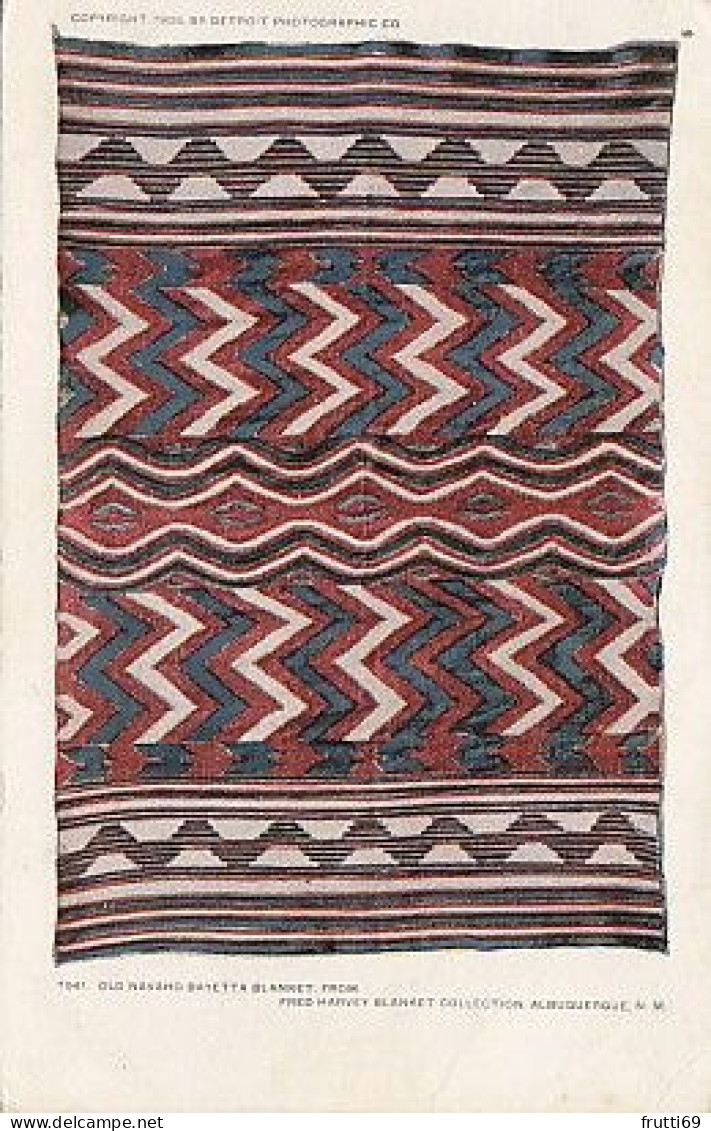 AK 202956 USA - New Mexico - Albuquerque - Fred Harvey Blanket Collection - The Old Navaho Blanket - Albuquerque