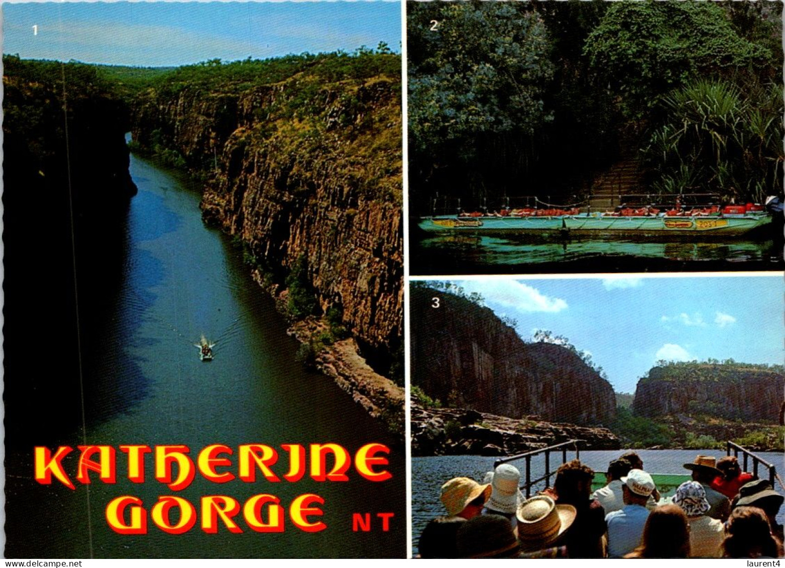 20-2-2024 (4 X 41) Australia - NT - Katherine Gorge (3 Postcards) - Darwin