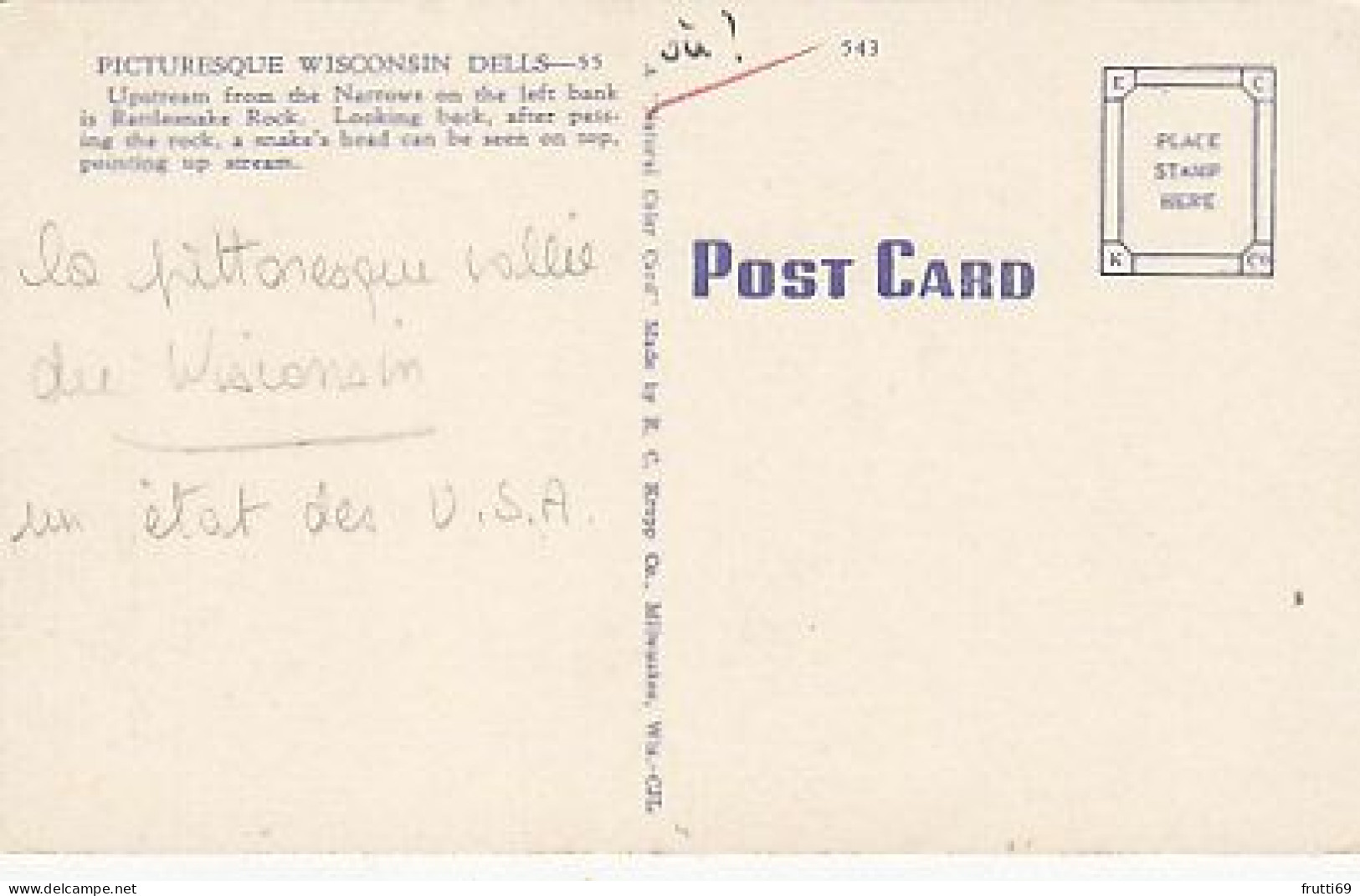 AK 202961 USA - Wisconsin Dells - Other & Unclassified