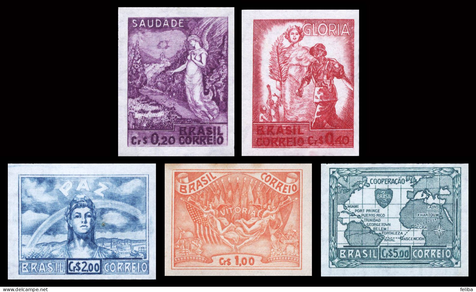 Brazil 1945 Unused - Unused Stamps