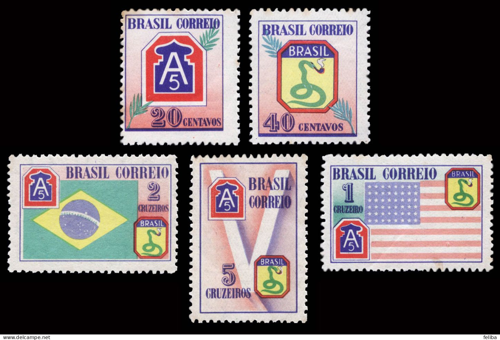 Brazil 1945 Unused - Unused Stamps