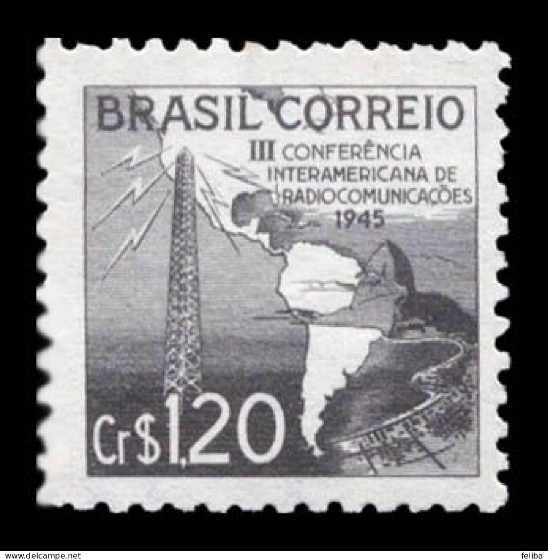 Brazil 1945 Unused - Unused Stamps