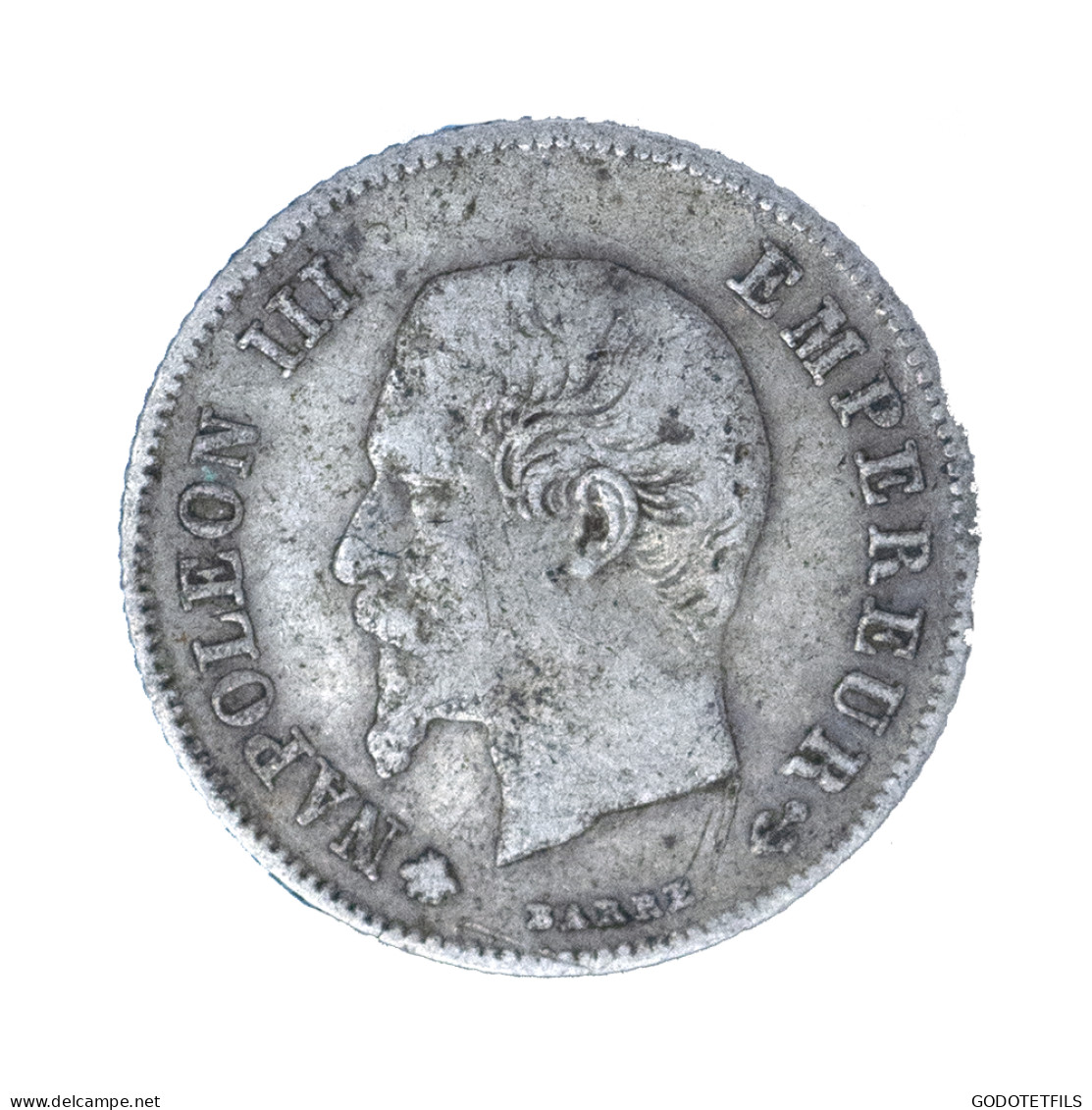 Second-Empire-20 Centimes Napoléon III Tête Nue 1860 Strasbourg - 20 Centimes