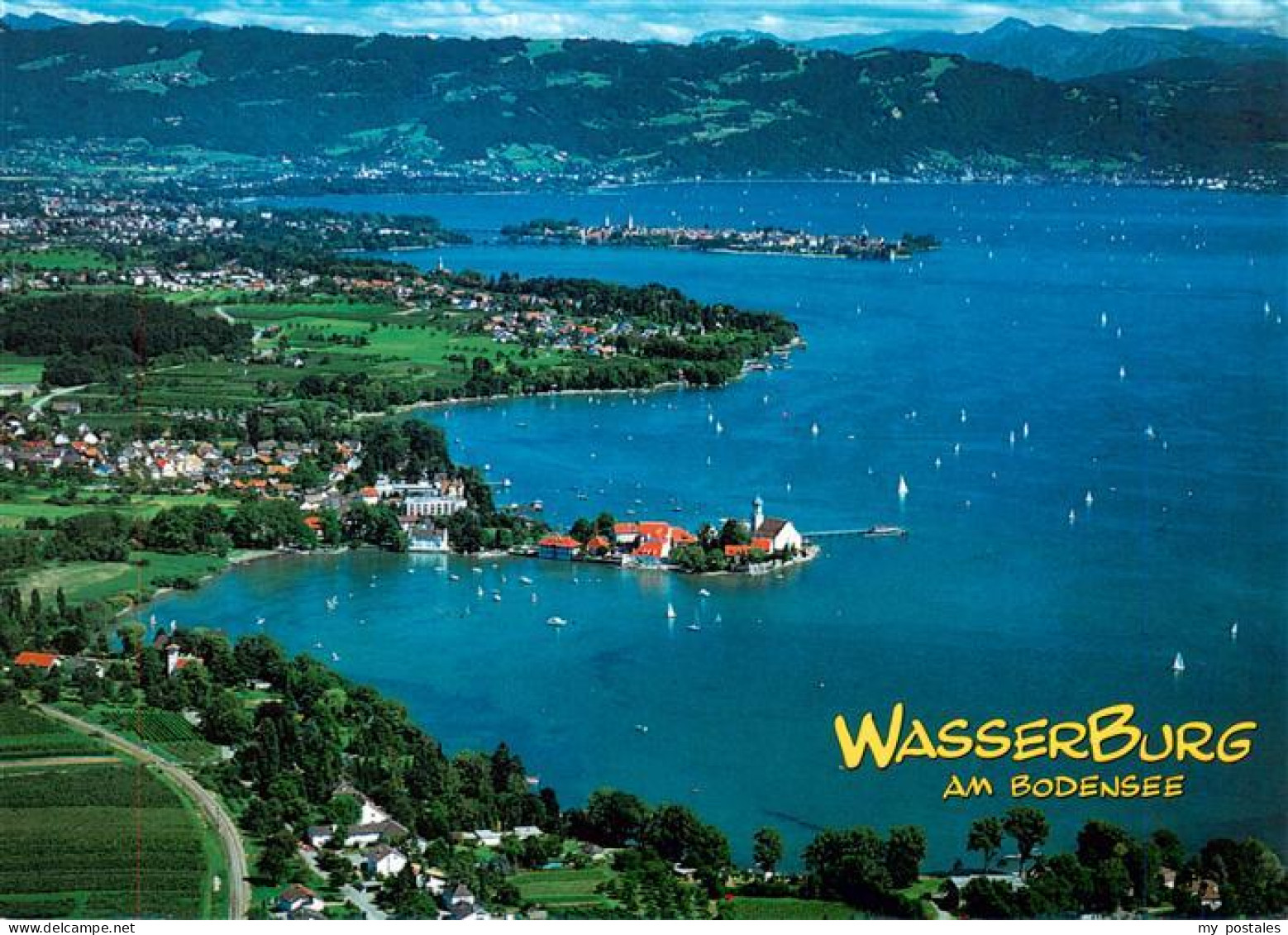 73958892 Wasserburg_Bodensee Fliegeraufnahme - Wasserburg (Bodensee)