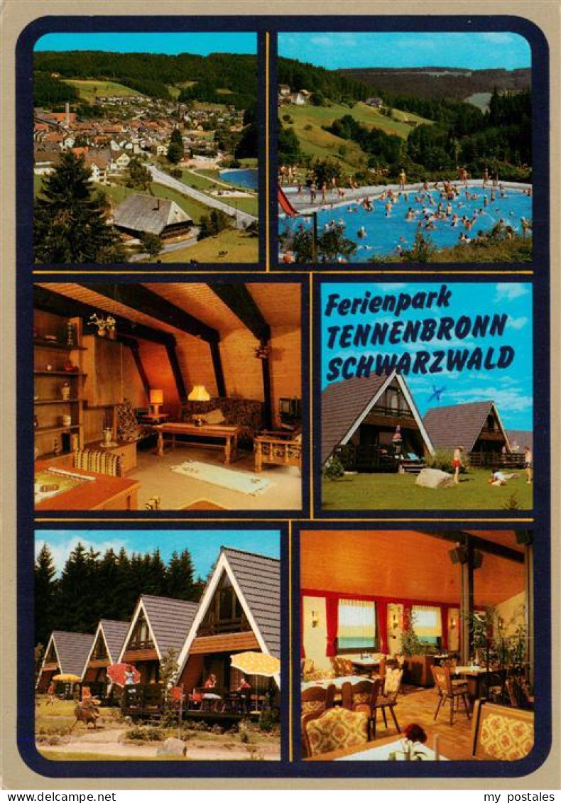 73958876 Tennenbronn Ferienpark Tennenbronn Panorama Schwimmbad Gastraum Bungalo - Schramberg