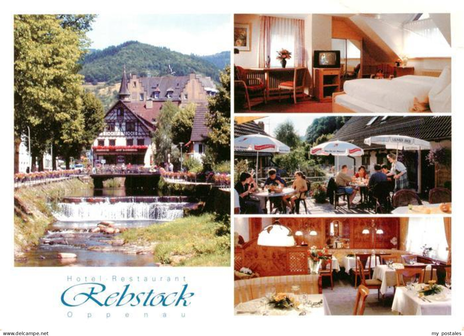 73958845 Oppenau Hotel Restaurant Rebstock Gaestezimmer Terrasse Gastraum - Oppenau