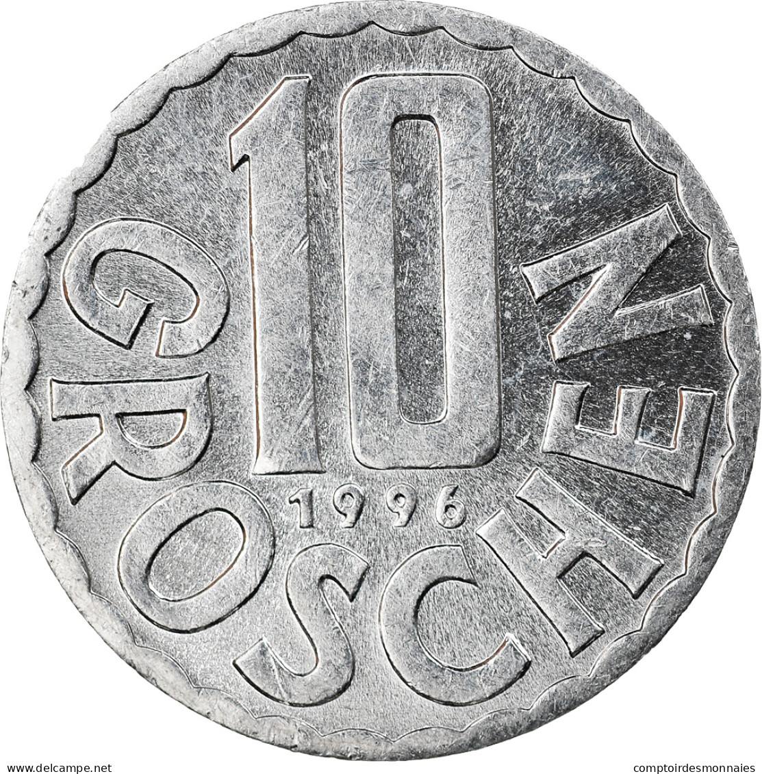 Monnaie, Autriche, 10 Groschen, 1996, Vienna, SUP, Aluminium, KM:2878 - Autriche