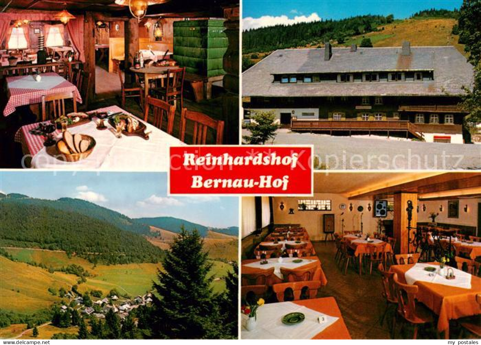 73843638 Hof Bernau Gasthaus Pension Reinhardshof Panorama Gastraeume Hof Bernau - Bernau