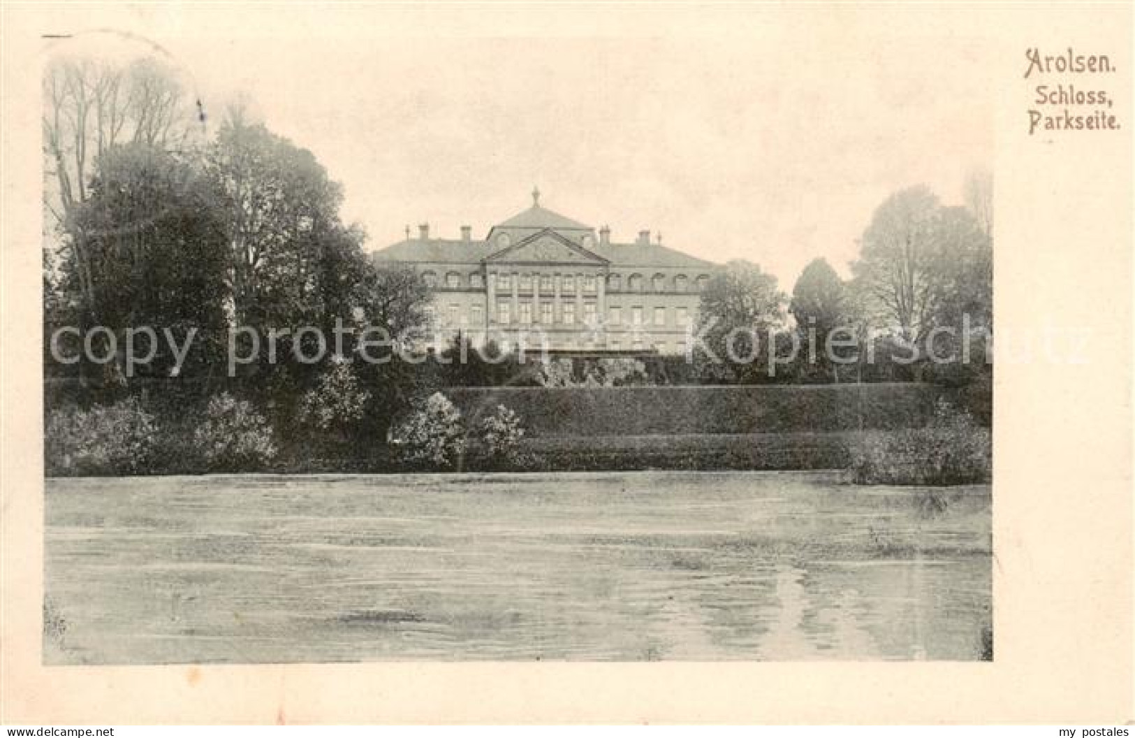 73811005 Bad Arolsen Schloss Parkseite Bad Arolsen - Bad Arolsen