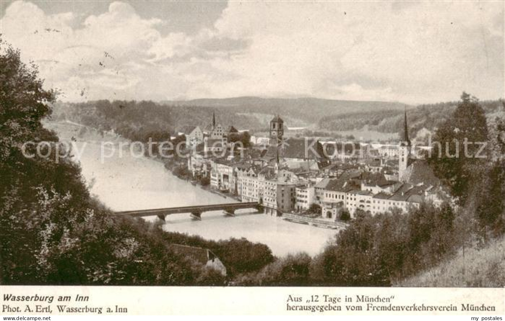 73810979 Wasserburg Inn Panorama Aus 12 Tage In Muenchen Fremdenverkehrsverein M - Wasserburg (Inn)