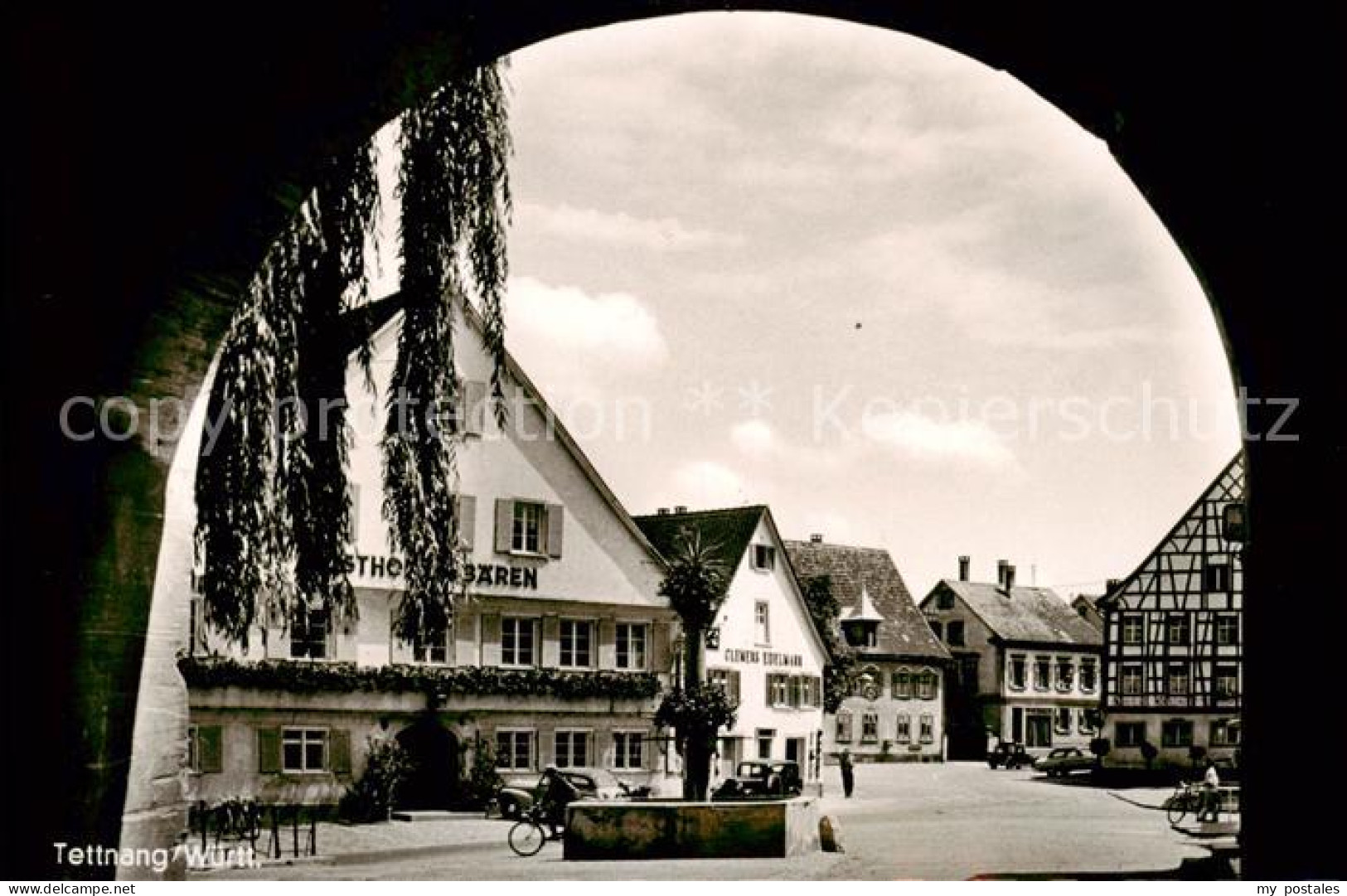 73810937 Tettnang Torbogen Gasthof Baeren Brunnen Altstadt Tettnang - Tettnang