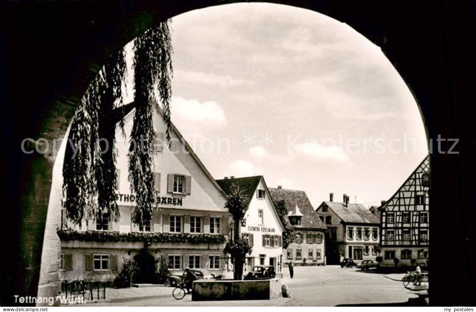 73810925 Tettnang Torbogen Altstadt Gasthof Baeren Brunnen Tettnang - Tettnang